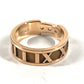 TIFFANY&Co. K18 金 18K アトラス 3P ダイヤ ダイヤモンド アクセサリー ジュエリー リング・指輪 Au750 レディース ピンクゴールド