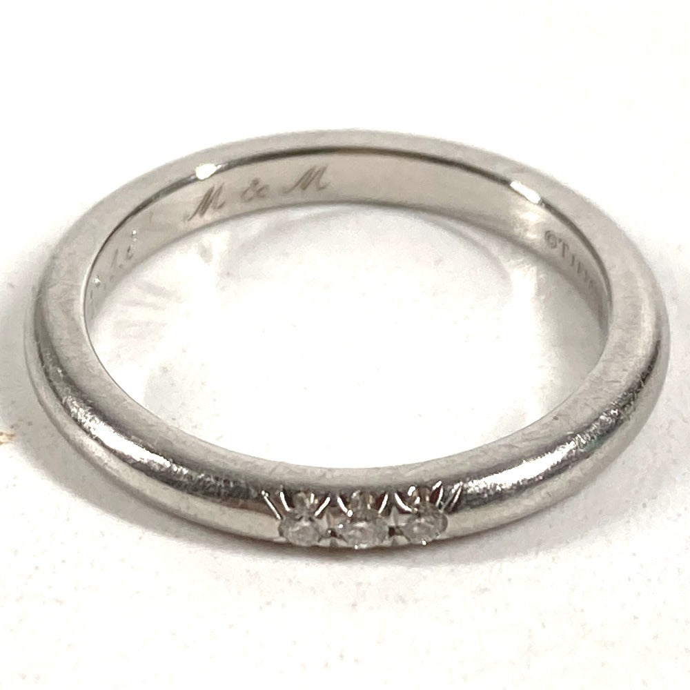 TIFFANY&Co. プラチナ フォーエバー 3P ダイヤ ダイヤモンド アクセサリー ジュエリー リング・指輪 Pt950 レディース シルバー