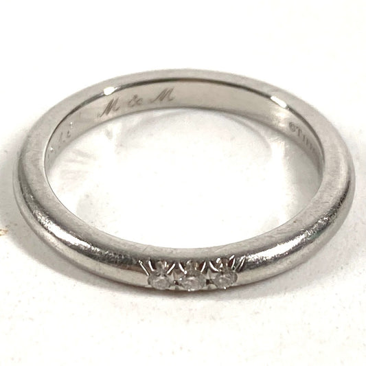 TIFFANY&Co. プラチナ フォーエバー 3P ダイヤ ダイヤモンド アクセサリー ジュエリー リング・指輪 Pt950 レディース シルバー