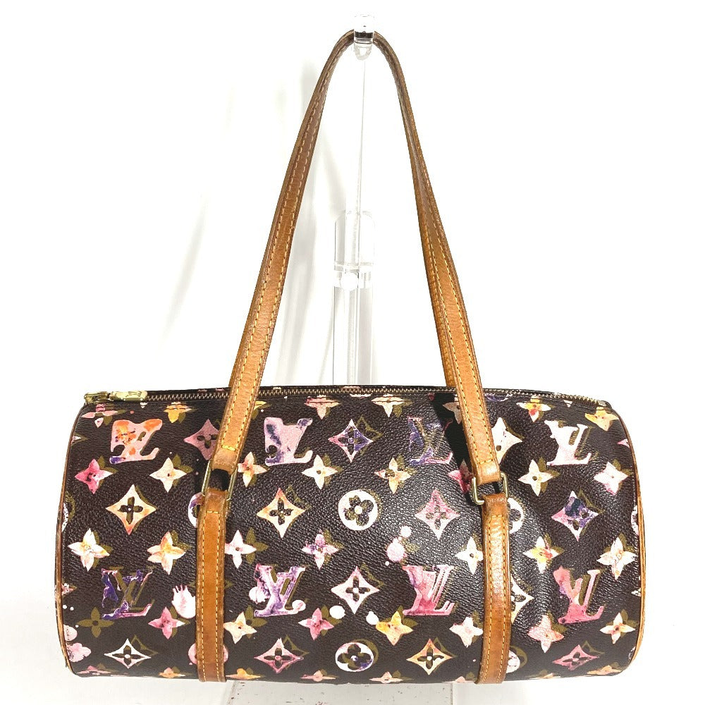 LOUIS VUITTON M95753 モノグラム ウォーターカラー パピヨン30 パピヨン 30 カバン リチャードプリンスコラボ ショルダーバッグ 肩掛け ハンドバッグ モノグラムキャンバス レディース ブラウン