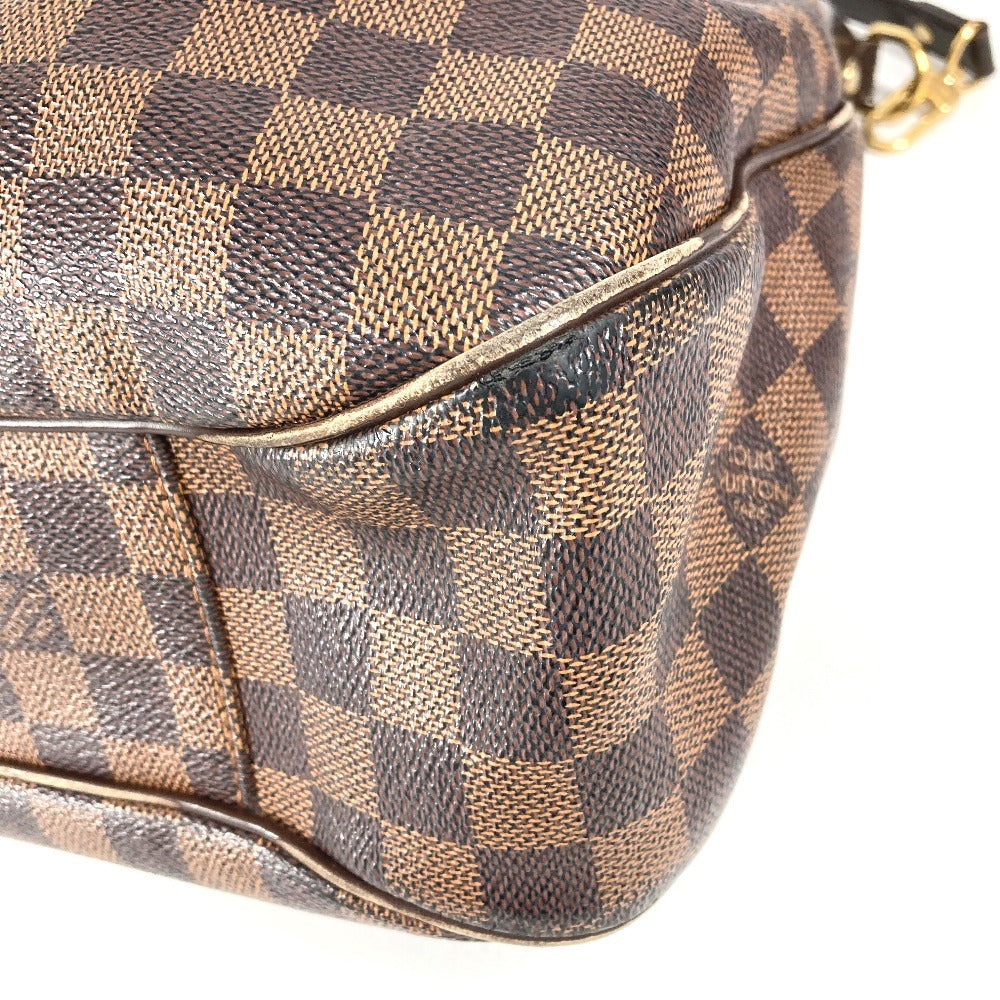 LOUIS VUITTON Ｎ41131 ダミエ イーヴォラMM イーヴォラ MM カバン トートバッグ 肩掛け ショルダーバッグ ダミエキャンバス ユニセックス エベヌ ブラウン