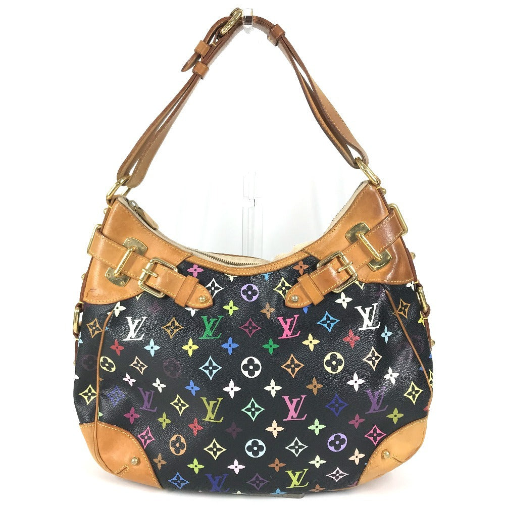LOUIS VUITTON M40196 モノグラムマルチカラー グレタ カバン 肩掛け ショルダーバッグ モノグラムマルチカラーキャンバス ユニセックス ノワール ブラック