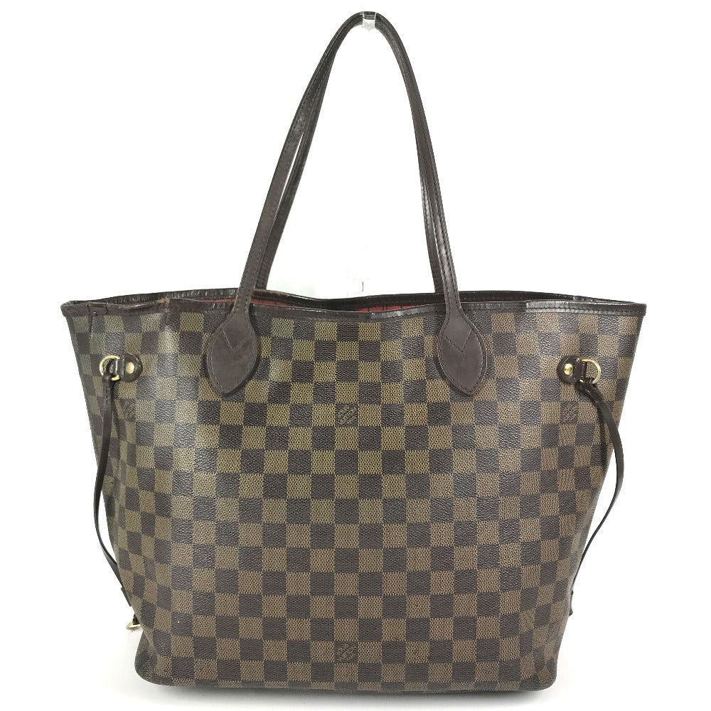 LOUIS VUITTON N51105 ダミエ ネヴァーフルMM ネヴァーフル MM カバン バッグ ショルダーバッグ 肩掛け トートバッグ ダミエキャンバス レディース エベヌ ブラウン