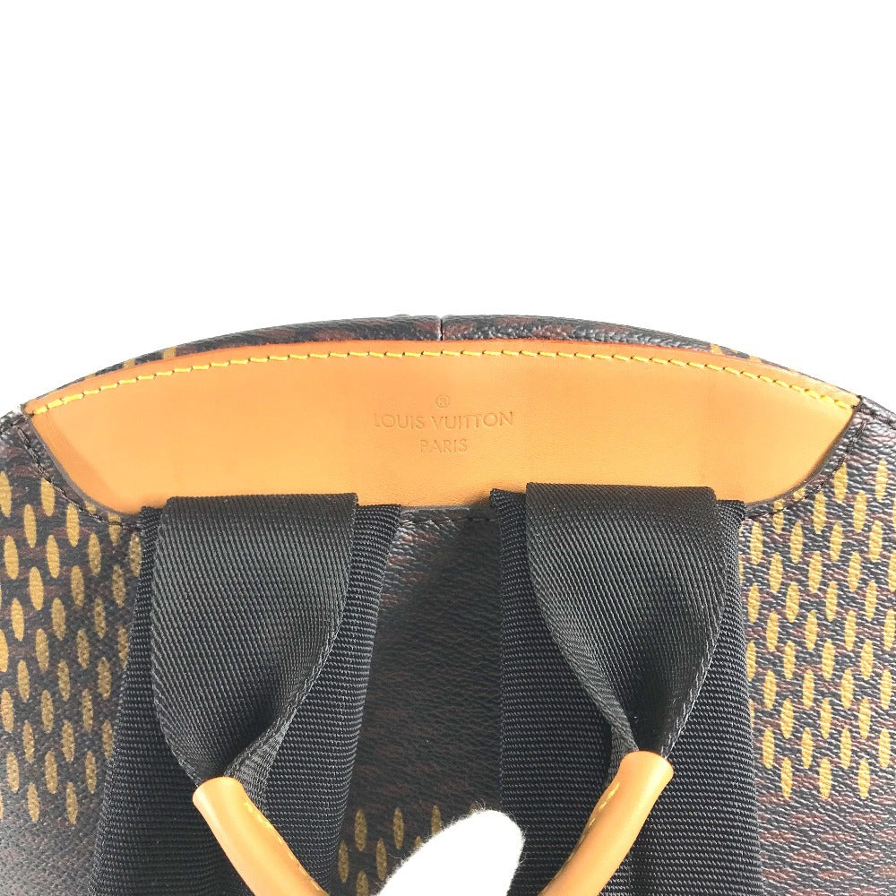 LOUIS VUITTON N40380 ダミエ ジャイアント NIGOコラボ バックパック リュックサック カバン リュックサック ダミエキャンバス ユニセックス ブラウン