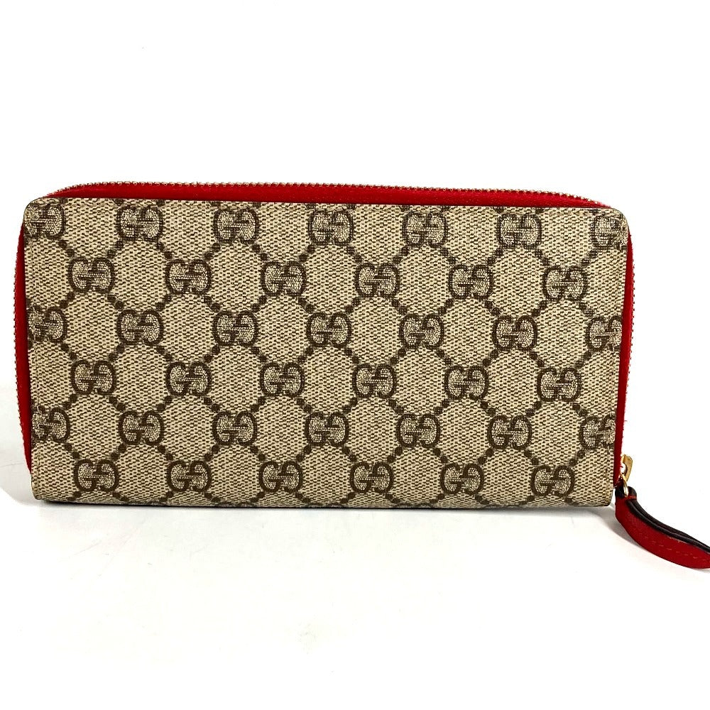 GUCCI 506279 GGスプリーム ボスコ BOSCO ロングウォレット ラウンドファスナー 長財布 GGスプリームキャンバス ユニセックス ベージュ
