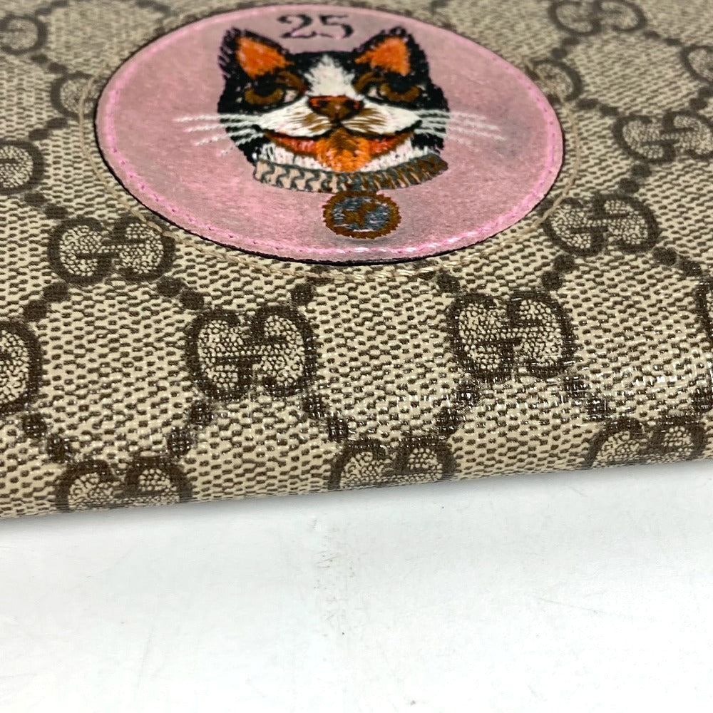 GUCCI 506279 GGスプリーム ボスコ BOSCO ロングウォレット ラウンドファスナー 長財布 GGスプリームキャンバス ユニセックス ベージュ