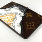 LOUIS VUITTON M15155 モノグラム 猫 ネコ キャット ポルトカルトキャットナップ 名刺入れ パスケース カードケース モノグラムキャンバス ユニセックス ブラウン