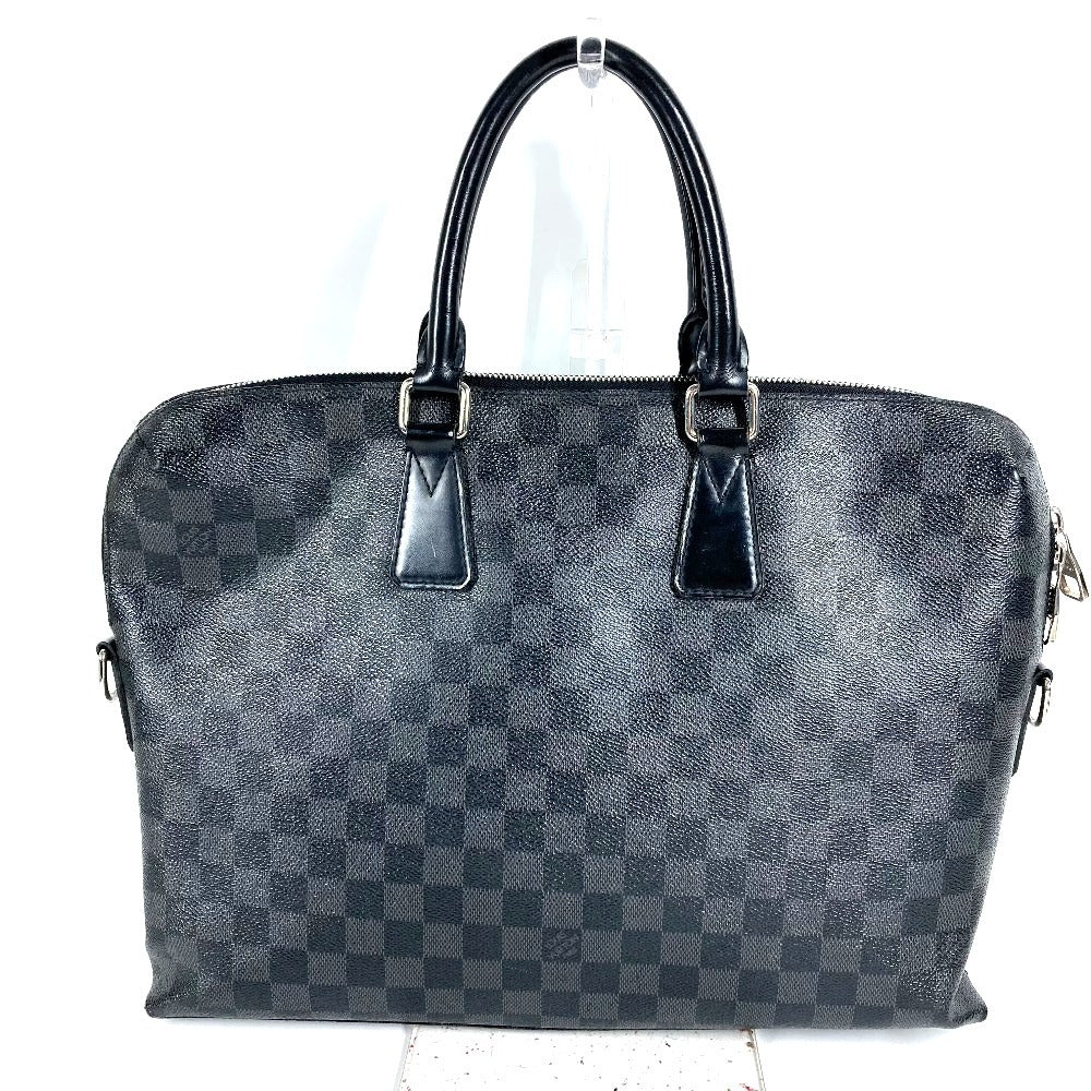 LOUIS VUITTON N48224 ダミエグラフィット ポルトドキュマンジュール PDJ カバン ブリーフケース ハンドバッグ 書類バッグ ビジネスバッグ ダミエグラフィットキャンバス メンズ ブラック