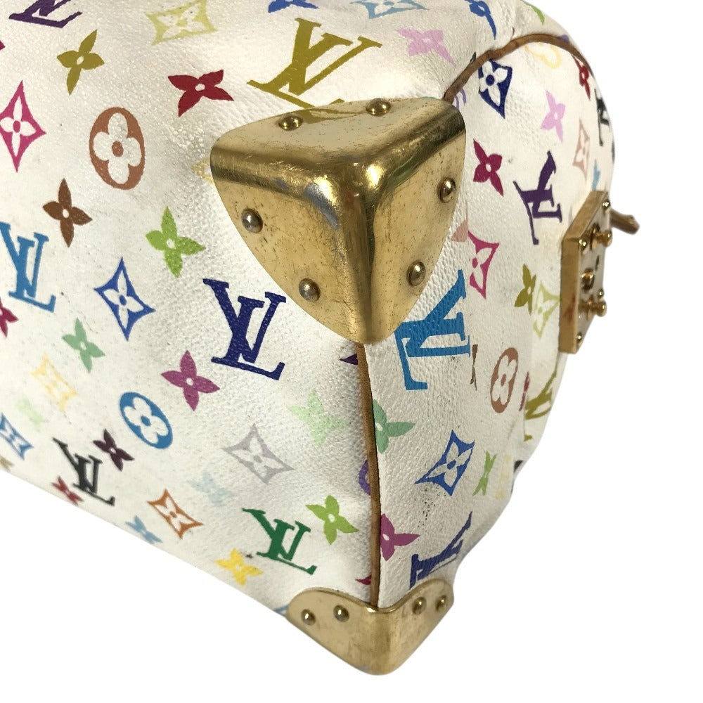 LOUIS VUITTON M92643 モノグラムマルチカラー スピーディ30 スピーディ 30 カバン ミニボストンバッグ ハンドバッグ モノグラムマルチカラーキャンバス レディース ブロン ホワイト