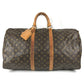 LOUIS VUITTON M41414 Monogram KeepallBandouliere55 Bag Travel Bag Travel Bag Hand Bag Duffle Bag MonogramCanvas Brown Used