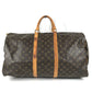 LOUIS VUITTON M41414 Monogram KeepallBandouliere55 Bag Travel Bag Travel Bag Hand Bag Duffle Bag MonogramCanvas Brown Used