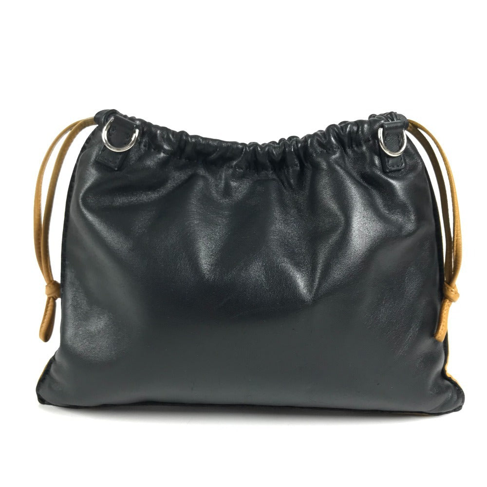 HERMES Piro drawstring pouch Makeup pouch, Cosmetics pouch, Shoulder bag, Pochette Pouch Anyo Miro Used