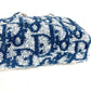 Dior Trotter Logo No. 2 Pile Pouch Bag Makeup Pouch 1 Cosmetics Pouch Hand Bag cotton blue/White Used