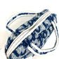 Dior Trotter Logo No. 2 Pile Pouch Bag Makeup Pouch 1 Cosmetics Pouch Hand Bag cotton blue/White Used