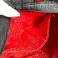 Dior Lady CHRISTIAN DIOR Lady Dior Cannage Bag Tote Bag Hand Bag Nylon canvas Black Used