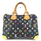 LOUIS VUITTON M92642 MonogramMulticolore Speedy30 Speedy 30 Mini Duffle Bag Hand Bag MonogramMulticoloreCanvas Noir Black Used
