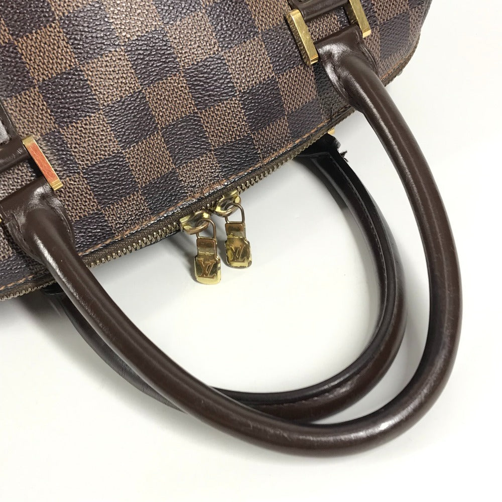 LOUIS VUITTON Damier Rivera MM Rivera MM Bags Tote Bag Mini Duffle Bag Hand Bag Damier Canvas Ebene Brown Used