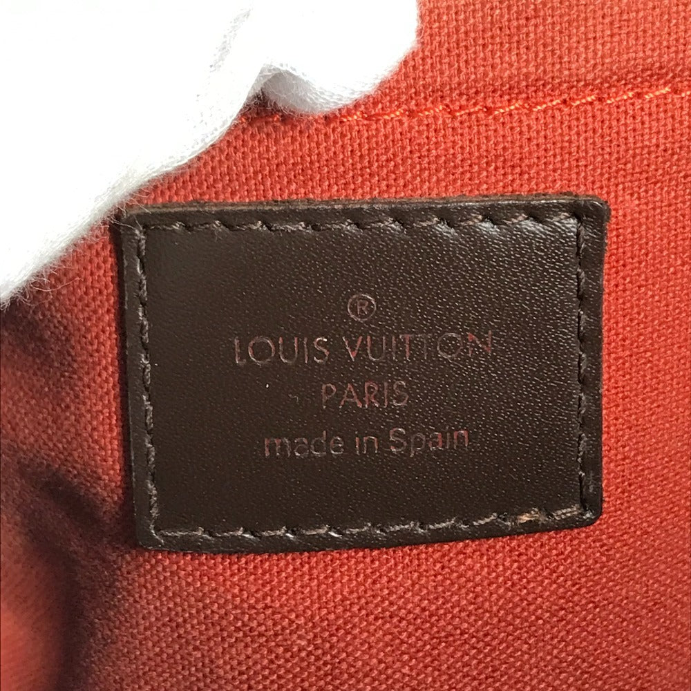 LOUIS VUITTON Damier Rivera MM Rivera MM Bags Tote Bag Mini Duffle Bag Hand Bag Damier Canvas Ebene Brown Used