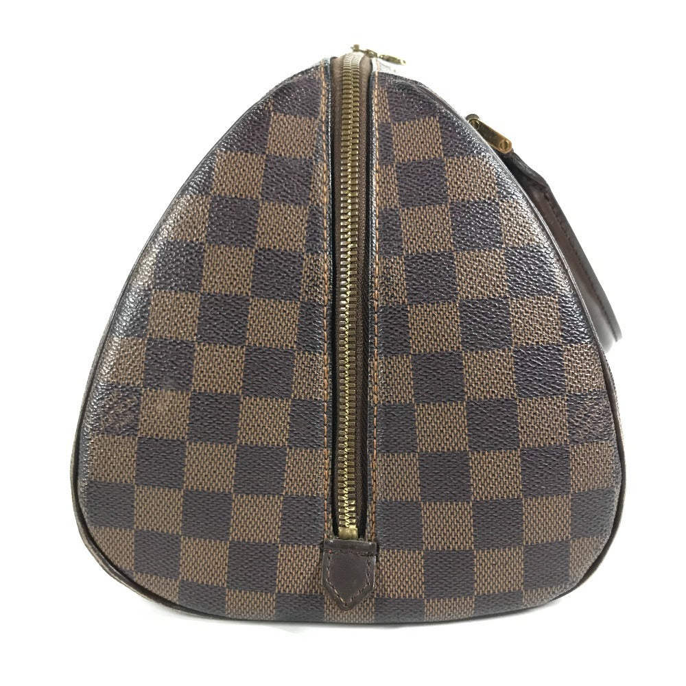 LOUIS VUITTON Damier Rivera MM Rivera MM Bags Tote Bag Mini Duffle Bag Hand Bag Damier Canvas Ebene Brown Used