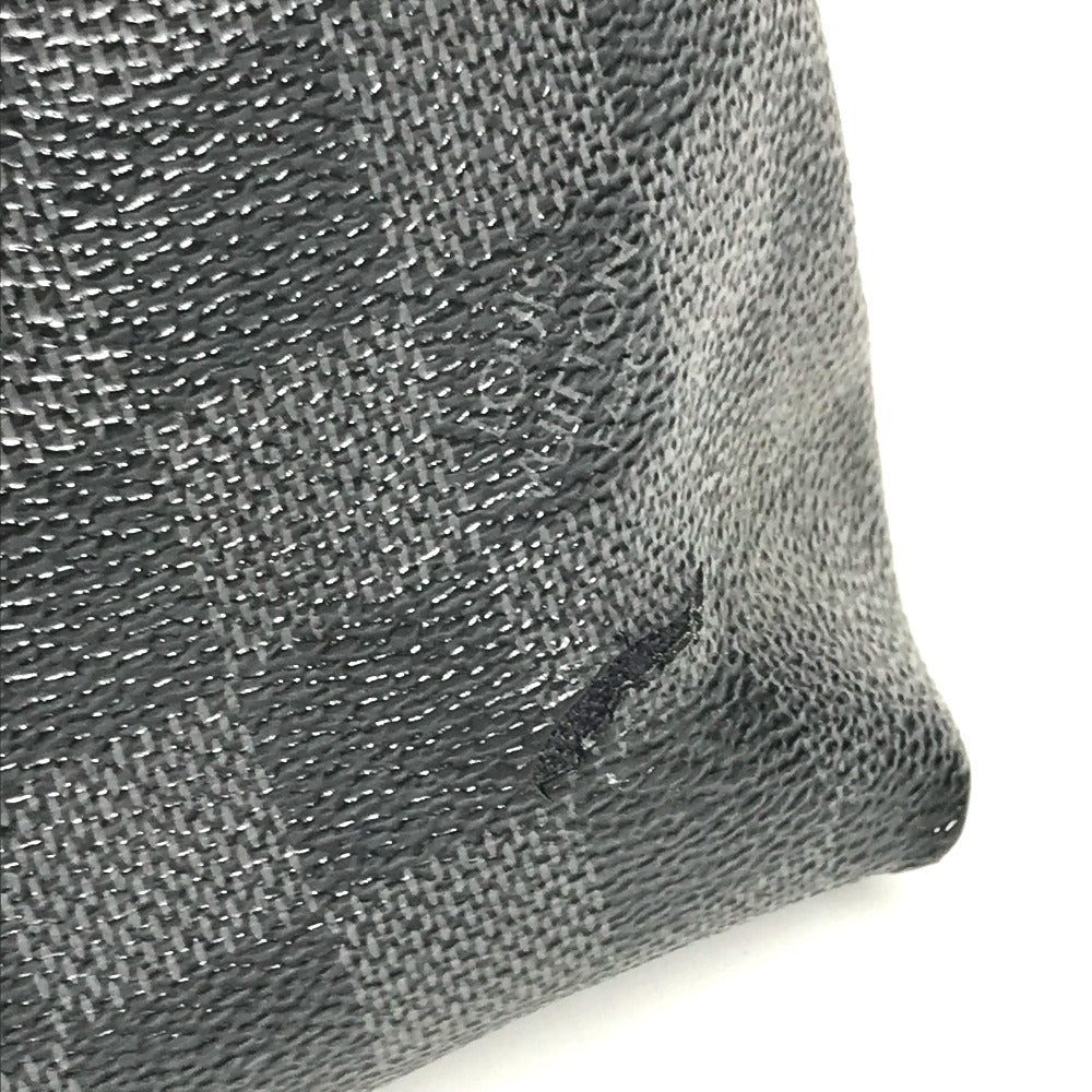 LOUIS VUITTON N48224 Damier Graphite Porto Document Jour PDJ Bag, Briefcase, Handbag, Document Bag Business bag DamierGraphiteCanvas Black Used