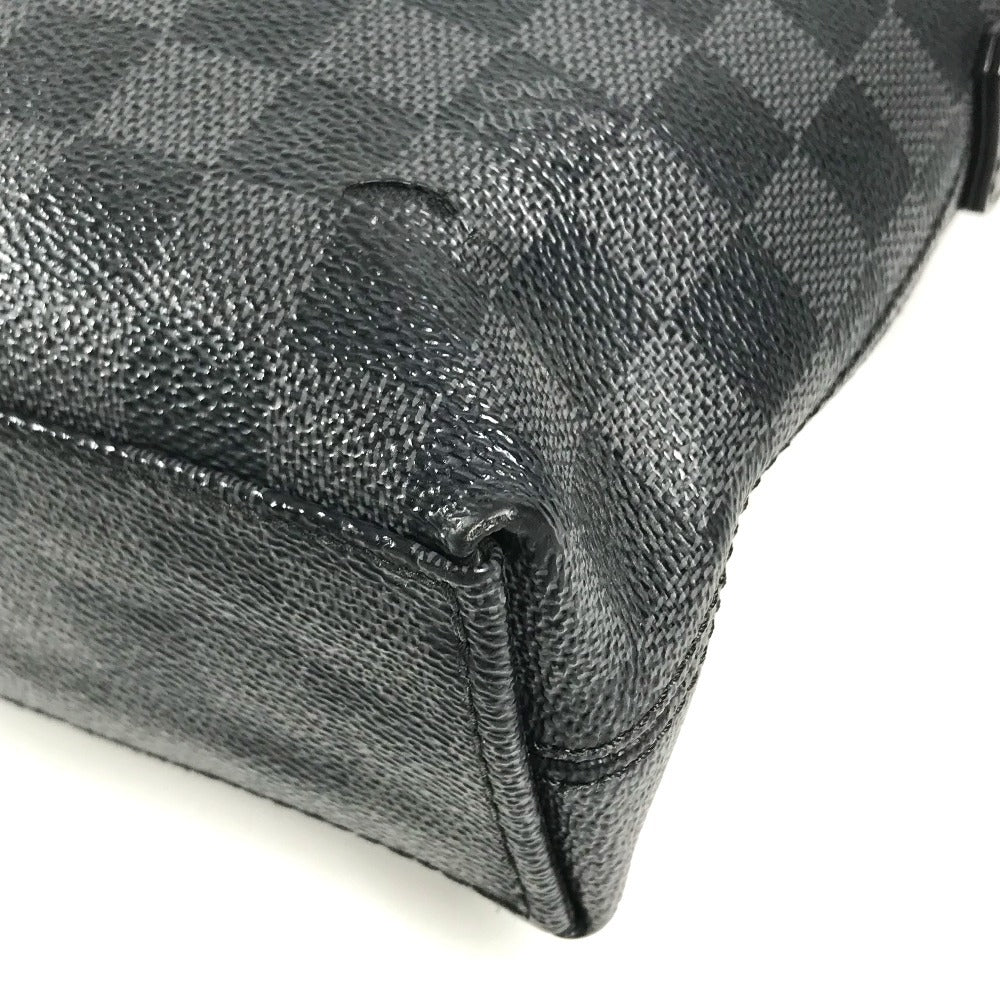 LOUIS VUITTON N48224 Damier Graphite Porto Document Jour PDJ Bag, Briefcase, Handbag, Document Bag Business bag DamierGraphiteCanvas Black Used
