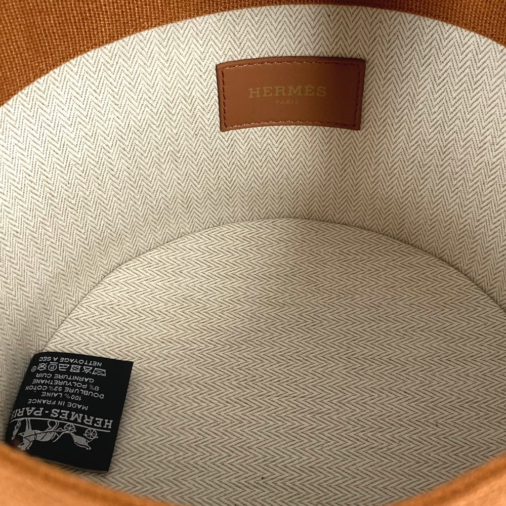 HERMES Bucket Basketsherwood PM Basketsherwood PM Bags and Interior Decor Hand Bag Orange Used
