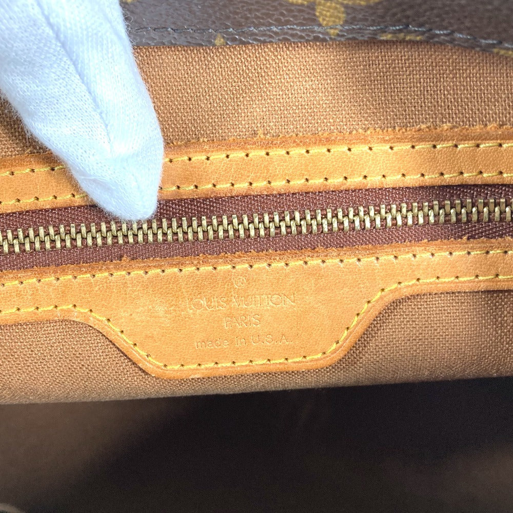 LOUIS VUITTON M51148 Monogram Cabas Piano Tote Bag shoulder bag Shoulder Bag MonogramCanvas Brown Used
