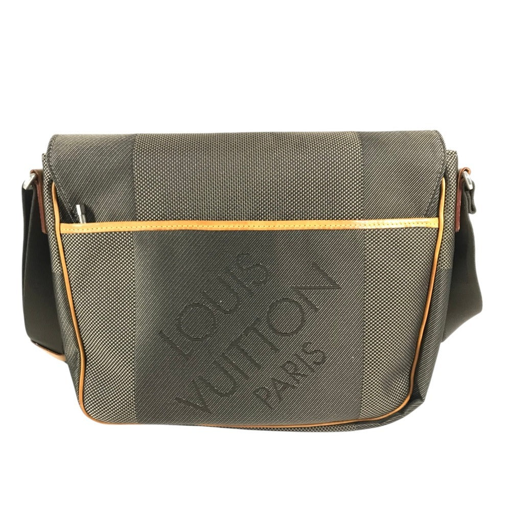 LOUIS VUITTON M93030 Damier Geant Messager bag flap crossbody Shoulder Bag Damier GeantCanvas Terre khaki Used