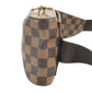 LOUIS VUITTON N51994 Damier Geronimos Bag Shoulder Bag Waist Pouch body bag Damier Canvas Ebene Brown Used