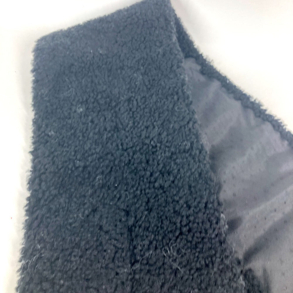 LOUIS VUITTON M69972 Monogram Charpes Mouton Teddy Fur Tippet Accessories Scarf Shearing Black Used