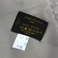 LOUIS VUITTON Monogram Shawl All-over print stole/shawl scarf with fringe shawl silk / wool Beige Used