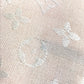 LOUIS VUITTON 不明 Monogram Shawl All-over print stole/shawl scarf with fringe shawl wool / silk pink Used