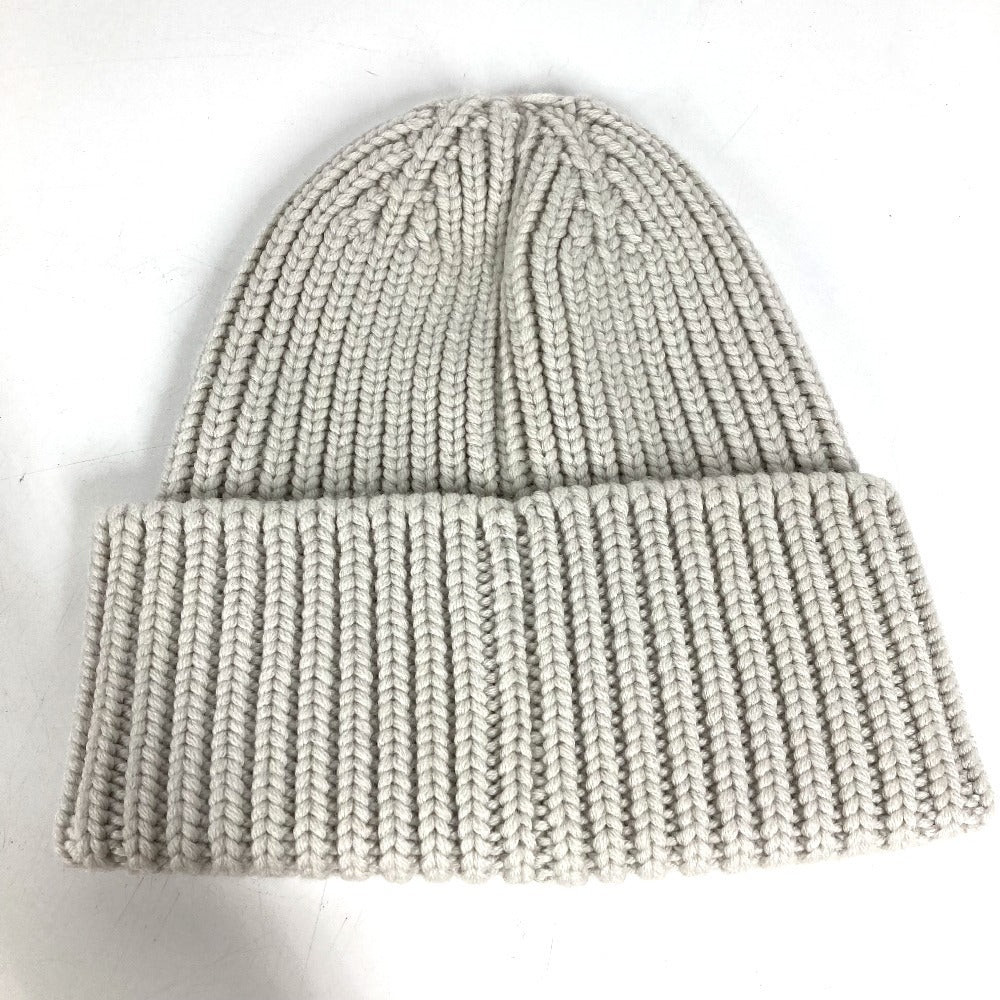 LOUIS VUITTON M7817A Beanie LV Birds LV Logo beanie hat knit hat knit cap Knit hat wool Light gray based Used
