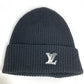 LOUIS VUITTON M76591 Bonnet LV Ahead beanie hat knit hat knit cap Knit hat Cashmere Black Used
