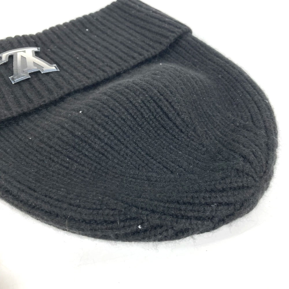 LOUIS VUITTON M76591 Bonnet LV Ahead beanie hat knit hat knit cap Knit hat Cashmere Black Used