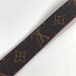 LOUIS VUITTON M0072W Monogram CeintureLV Initial 30mm Accessories LV Buckle belt MonogramCanvas Brown/Wine red Based Used