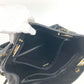 CHANEL vintage CC Logo CC Mark Matelasse Quilted Bag Tote Bag Double Chain Bag Shoulder Bag Leather Black/Gold Used
