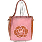 CHANEL CC logo CC Mark Camellia Tote Bag Shoulder Tote Shoulder Bag suede / Leather pink Used