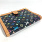 LOUIS VUITTON R20895 MonogramMulticolore AgendaPM Agenda PM System planner, bi-fold, stationery Notebook cover MonogramMulticoloreCanvas Black Used
