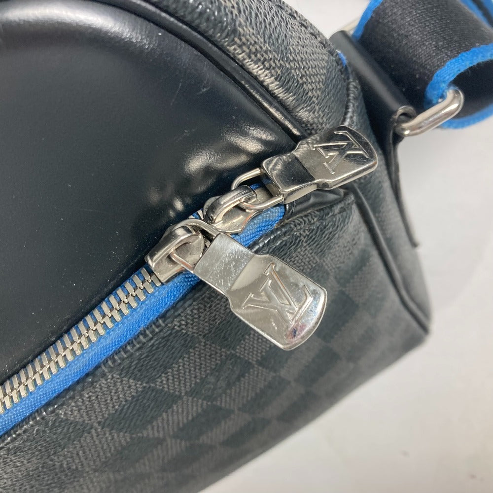 LOUIS VUITTON N42423 ダミエグラフィット デイトンPM カバン 斜め掛け ショルダーバッグ ダミエグラフィットキャンバス ユニセックス ブラック