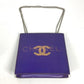 CHANEL ホログラム CC ココマーク Wチェーンバッグ カバン 肩掛け ショルダーバッグ PVC/レザー レディース パープル