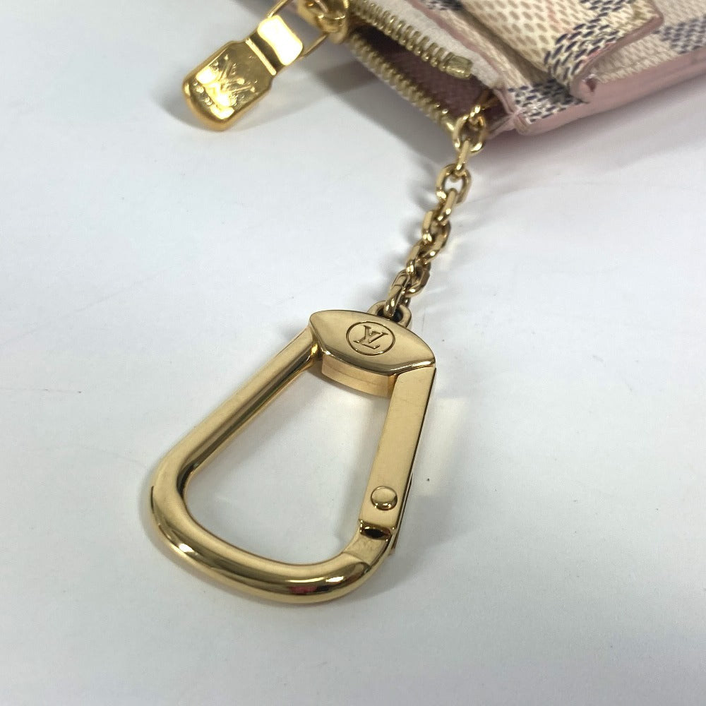 LOUIS VUITTON N60498　 ダミエアズール ポルトカルト・レクトヴェ カードケース 名刺入れ パスケース 財布 フラグメントケース コインケース ダミエアズールキャンバス ユニセックス ピンク