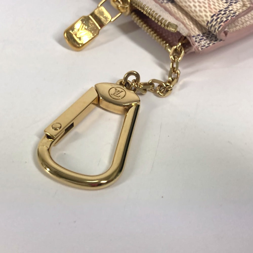 LOUIS VUITTON N60498　 ダミエアズール ポルトカルト・レクトヴェ カードケース 名刺入れ パスケース 財布 フラグメントケース コインケース ダミエアズールキャンバス ユニセックス ピンク
