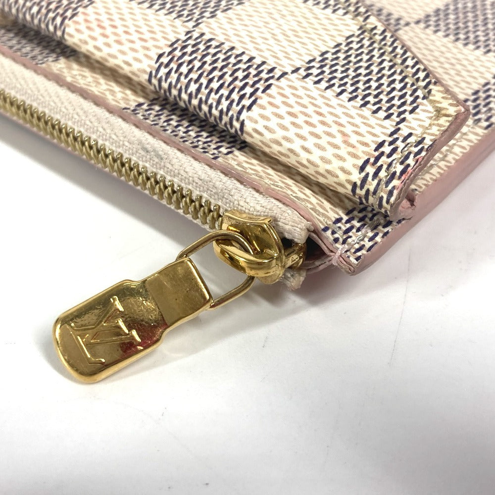LOUIS VUITTON N60498　 ダミエアズール ポルトカルト・レクトヴェ カードケース 名刺入れ パスケース 財布 フラグメントケース コインケース ダミエアズールキャンバス ユニセックス ピンク