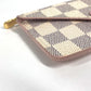 LOUIS VUITTON N60498　 ダミエアズール ポルトカルト・レクトヴェ カードケース 名刺入れ パスケース 財布 フラグメントケース コインケース ダミエアズールキャンバス ユニセックス ピンク
