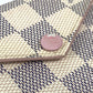 LOUIS VUITTON N60498　 ダミエアズール ポルトカルト・レクトヴェ カードケース 名刺入れ パスケース 財布 フラグメントケース コインケース ダミエアズールキャンバス ユニセックス ピンク