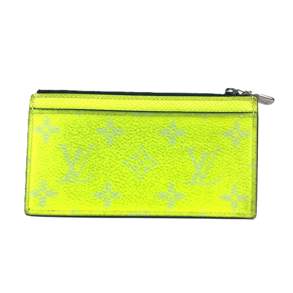 LOUIS VUITTON M30950 タイガラマ コインカード・ホルダー カードケース 名刺入れ パスケース 財布 フラグメントケース コインケース タイガレザー ユニセックス イエロー