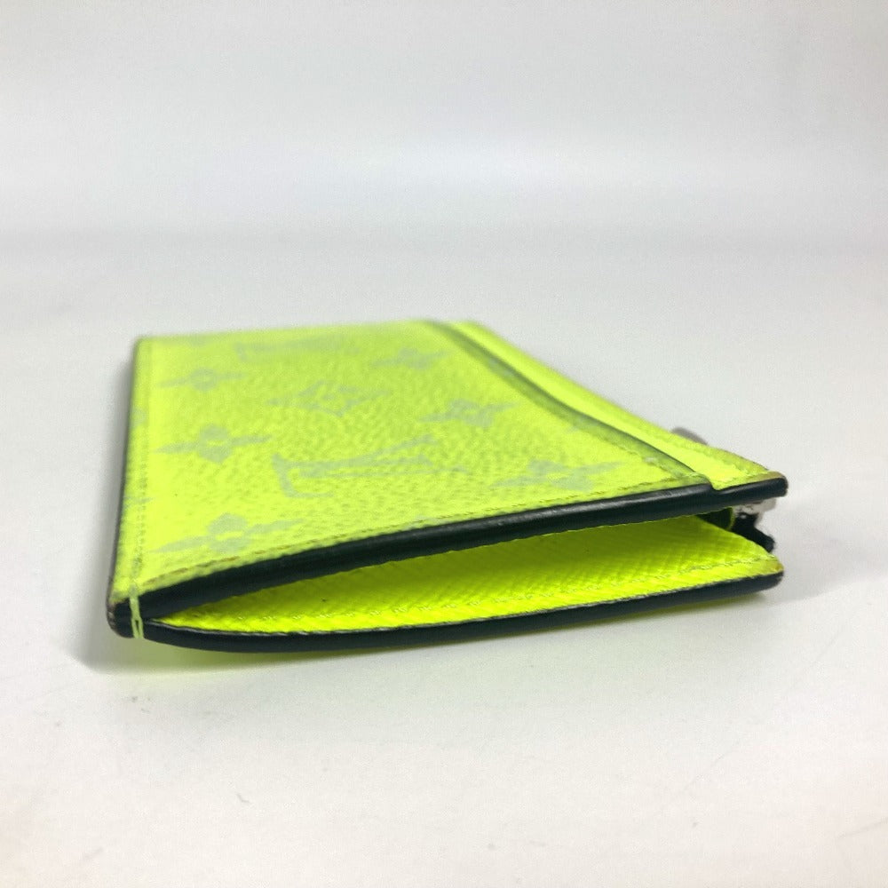 LOUIS VUITTON M30950 タイガラマ コインカード・ホルダー カードケース 名刺入れ パスケース 財布 フラグメントケース コインケース タイガレザー ユニセックス イエロー