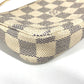 LOUIS VUITTON N58010 ダミエアズール ミニポシェットアクセソワール ポシェット カバン ポーチ チェーン アクセサリーポーチ ハンドバッグ ダミエアズールキャンバス レディース ホワイト