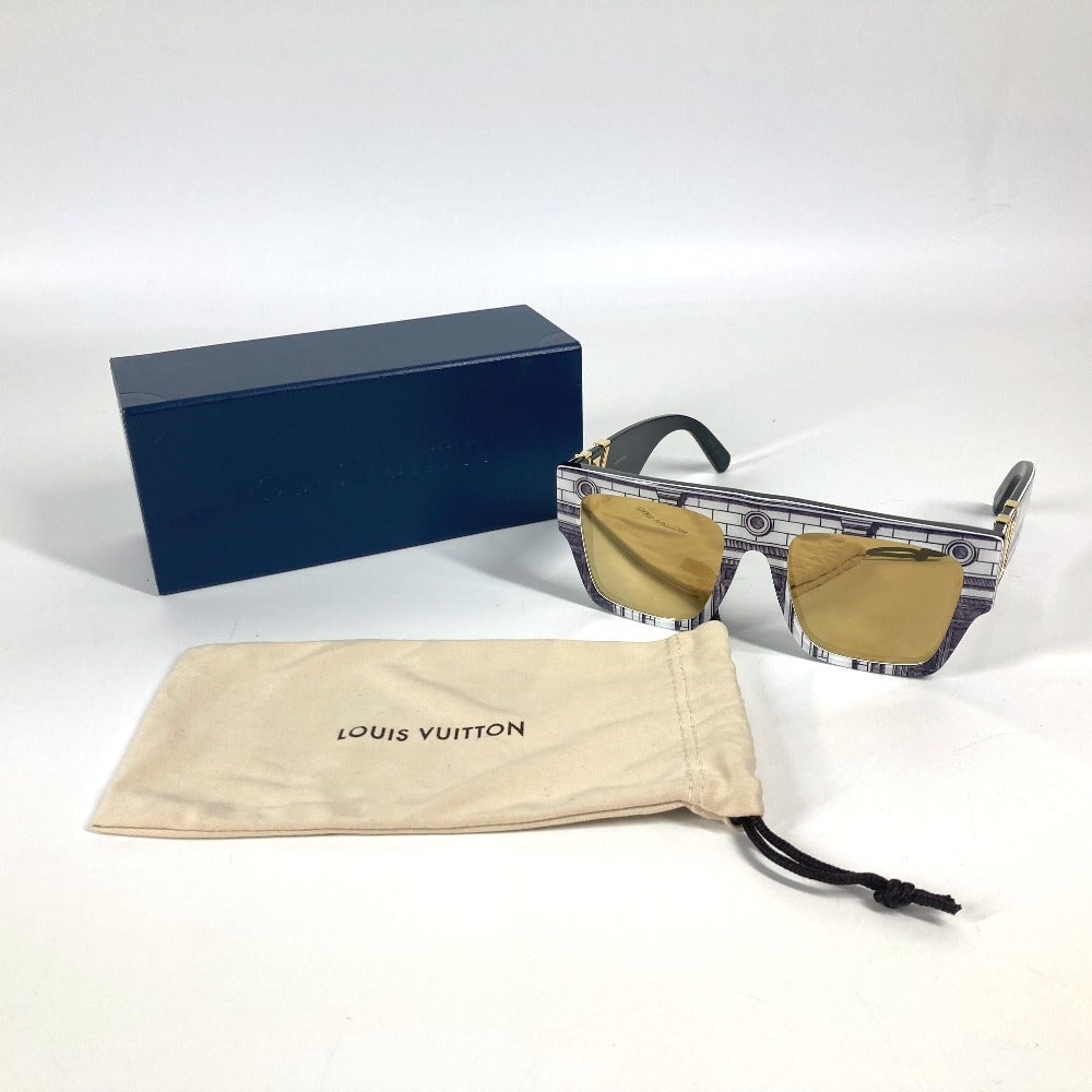 LOUIS VUITTON Z1575W フォルナセッティ FORNASETTI メガネ 眼鏡 アイウェア サングラス プラスチック ユニセックス ホワイト
